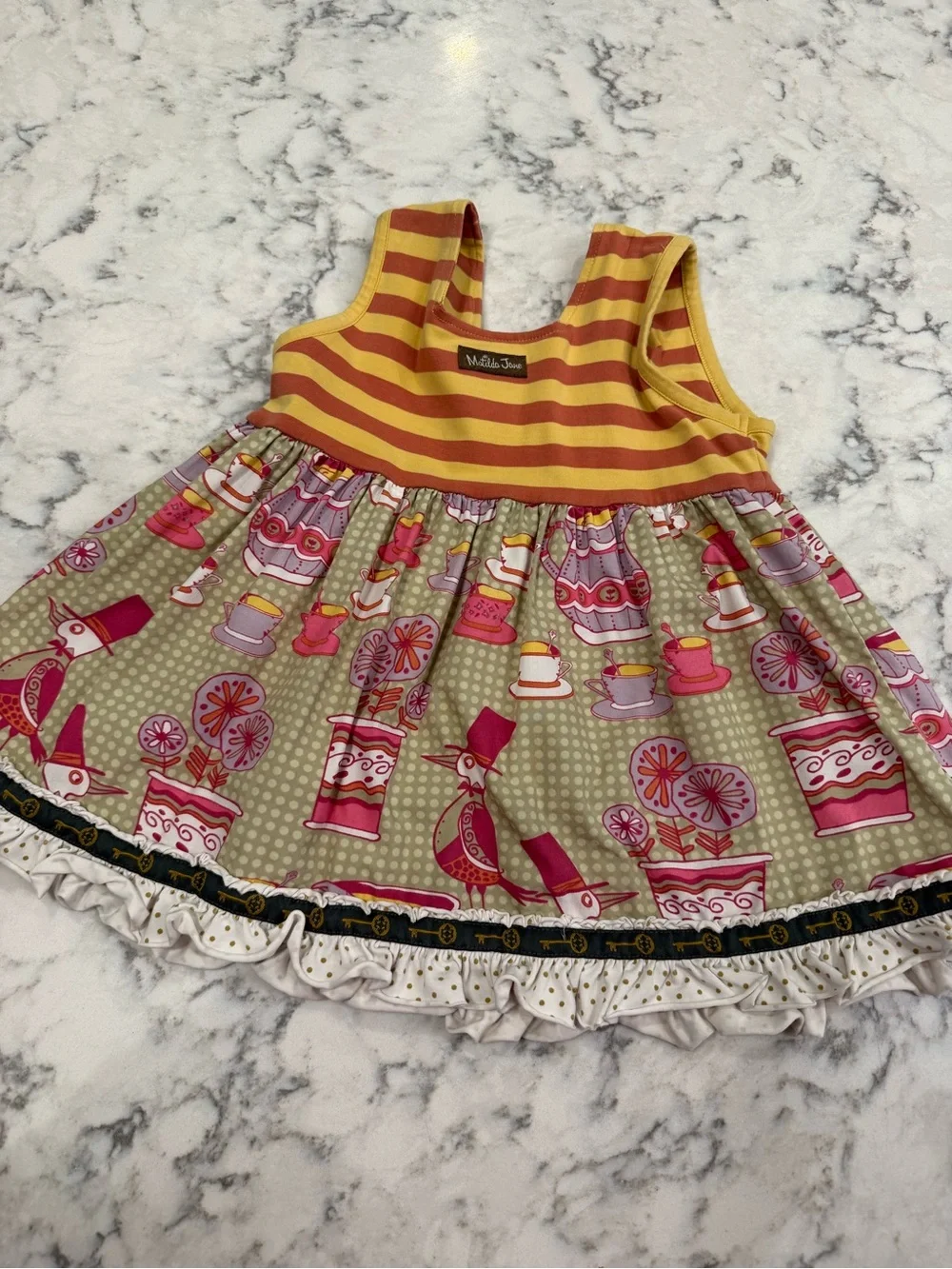 Matilda Jane Character Counts Size 4 Tea Party Dress
